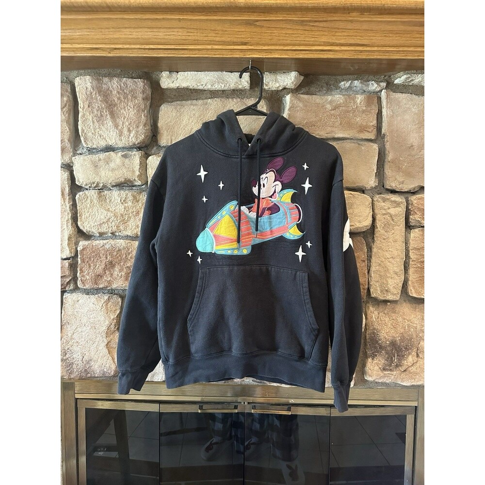 Disney Parks MICKEY MOUSE Astro Orbiter DISNEYLAND Resort Embroidered Hoodie XS